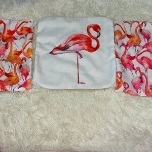Famingos 3 pieces decorative pillows cover
